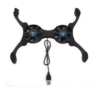 Base di raffreddamento per laptop Ventilatore per Tappetino di raffreddamento per laptop Radiatore pieghevole portatile Cuscinetti USB per ventola di raffreddamento del computer portatile