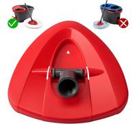 Base di ricambio per testa di mocio rotante compatibile con Vileda Turbo 2 in 1, disco per mocio rotante triangolare per Turbo Smart/EasyWring, accessori per mocio di pulizia