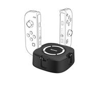 Hama Joy-Con - Caricatore controller per Nintendo Switch con indicatore LED (stazione di ricarica per 4 Joycon, supporto di ricarica rapida USB per accessori Switch) nero