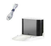 Base di ricarica, compatibile con Roborock, S50 S51 S55 S5 MAX S6 S6MaxV E4 E5 Parti Robot Aspirapolvere Accessori for la riparazione(White With cable)