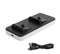 Base di ricarica con indicatori LED per controller DualSense PS5 Stazione di ricarica per doppio controller Velocità di ricarica rapida Indicazione