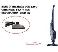 BASE DI RICARICA E CAVO ORIGINALE ASPIRAP ERGORAPIDO ELECTROLUX ZB3106 14,4V