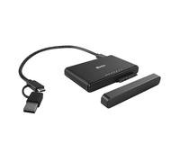 Lindy 43359 docking station per unità di archiviazione USB 3.2 Gen 2 (3.1 Gen 2) Type-C Nero