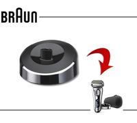 BASE DI RICARICA ORIGINALE BRAUN NERO/CROMO RASOIO SERIE 9
