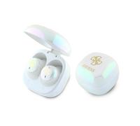 Base di ricarica per cuffie Bluetooth TWS Guess, colore bianco.