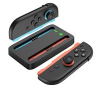 Base di Ricarica per Nintendo Switch 2 di MMOBIEL - Stazione Compatta per 2 Joy-Con Controller (Sinistro + Destro) con Indicatori LED, Cavo USB-C - Dock Ricarica e Organizzatore per NS2 Accessori