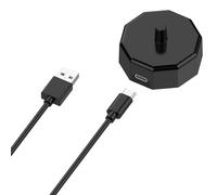 Base di ricarica per spazzolino elettrico compatibile con Aquasonic Black/Black Pro/Vibe/Vibe Pro/Duo/DuoPro, stazione di ricarica induttiva di ricambio alimentata tramite USB, porta di tipo C (nero)