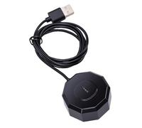 Base di Ricarica per Spazzolino Elettrico, Interfaccia Magnetica (BLACK) | Cavo rinforzato, compatto e portatile, protezioni multiple, adatto ai viaggi