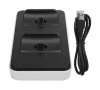 Base di ricarica salvaspazio per controller PS5, dock di ricarica rapida con indicatore LED, chip intelligente per la protezione da sovraccarico e