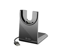 Poly Base di ricarica per cuffie Voyager 43 / Focus 2 USB-A Ricarica wireless Nero