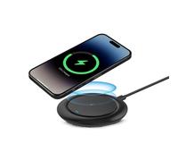 Base di ricarica wireless Ksix Fast Charge 15W per smartphone e cuffie Cavo Qi USB-C