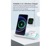 Base di ricarica Wireless ● Ricarica rapida da 15W ● 3 in 1