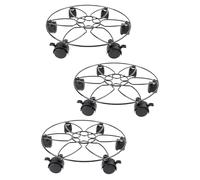 Base di rotolamento delle piante, supporto per piante con ruote,Modello di pianta del carrello dei fiori della fioriera di rotolamento | Pallet per fioriera pesante per vaso 3X per fioriera servic