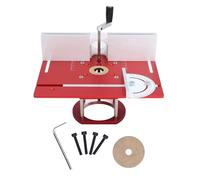 Base di sollevamento del router Alluminio ALTICIPO ALTICIPO MANUALE REGOLABILE di sollevamento del router per macchinari in legno Design universale (Rosso)