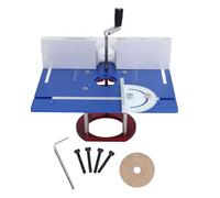 Base di sollevamento del router Alluminio ALTICIPO ALTICIPO MANUALE REGOLABILE di sollevamento del router per macchinari in legno Design universale (Blu)