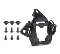 Base di Supporto ABS NVG con Corda Elastica, Adattatore Shroud Modulare Aggancio per Casco Sportivo Caccia Pezzi(Black)
