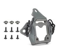 Base di Supporto ABS NVG con Corda Elastica, Adattatore Shroud Modulare Aggancio per Casco Sportivo Caccia Pezzi(Gray)