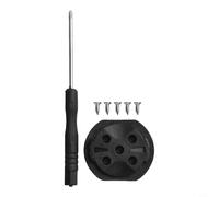 Base di supporto per computer da bicicletta, parte di riparazione per Garmin per computer GPS Bryton, staffa di ricambio in plastica nera (parte di riparazione)