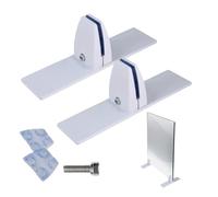 Base di supporto per Paralume 2 clip robuste regolabili | Supporti autoportanti per porta del camino Accessorio Supporto interno Casa Camera Ufficio Tempo Freddo Vacanze Festa