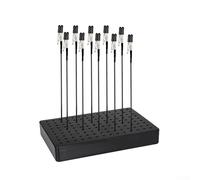 Base di supporto per pittura e 20 clip set per la pittura di parti di modello, con supporto di allineamento verticale e clip rivestite in gomma per la tenuta dei danni