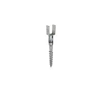 Base di supporto per recinzione zincata con staffa quadrata, 90 x 685 mm