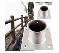 Base di supporto per terrazza, Adattatore for montaggio su molo, bulloni/viti laterali inclusi, supporto incorporato in acciaio inossidabile(Dia 145mm(5.7in),2 Pcs)