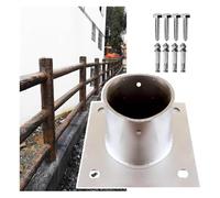 Base di supporto per terrazza, Adattatore for montaggio su molo, bulloni/viti laterali inclusi, supporto incorporato in acciaio inossidabile(Dia 145mm(5.7in),1 Pcs)