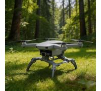 Base di supporto pieghevole per DJI Mini 5 Pro, progettata per un maggiore equilibrio su terreni irregolari e una semplice distribuzione sul campo (grigio)