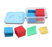 Base dieci blocchi per matematica set matematica contatori di matematica, valore e numero di misurazione Blocchi cubi per bambini Contare gli strumenti di apprendimento