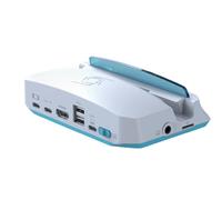 Base dock Avermedia GC515 X'TRA GO per console portatile con dispositivo di acquisizione integrato, bianca