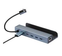 Base docking per console - Ponte di trasmissione dello schermo, supporto docking station per TV | Adattatore di estensione di uscita visiva Six, convertitore di streaming Power Link Compact