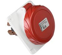 Presa Schneider industriale incasso 3X16A+NT 400V rossa PKY16F735