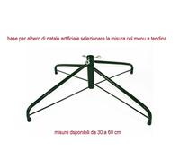 base ferro albero di natale piedistallo ricambio pieghevole piede supporto verde