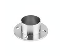 Base Flangiata | Acciaio Inox, Compatibile con Tubi 19-51 mm, Montaggio a Parete, Soffitto