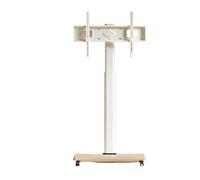 Base for mobile TV da terra con altezza di montaggio girevole e regolabile, adatta for TV da 32-75 pollici(Without tray)