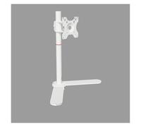 Base for monitor da 24/27/32 pollici, schermo verticale tavolo, staffa di sollevamento rotante a 360°(White)
