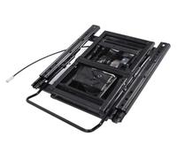 Base for sedile con sospensione pneumatica for impieghi gravosi con assorbimento degli urti tramite binario scorrevole for camion, camper, veicoli commerciali, acciaio laminato a freddo