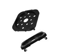 Base for Supporto for Propano Da 2 Pezzi Per La Sostituzione Del Serbatoio | Supporto mobile for bombola del gas Ruote freno Bombola rotante Vassoio for impianto di stoccaggio del gas(Black)