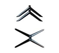 Base for Supporto TV Da 2 Pezzi, Staffa for Supporto for Televisore, Pezzi Di Ricambio, Installazione Semplice, Robusti Accessori for Gambe TV(Length 18.5cm)