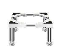 Base Frigorifero Regolabile Per Lavastoviglie Condizionatore d'aria Asciugatrice e Congelatore Larghezza Regolabile 45-65cm Aumento Altezza 19cm-22cm Bianco