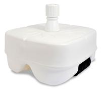 BASE GIGANTE PER OMBRELLONE IN PLASTICA BIANCO C/RUOTA 51X51H23,5 CM ITALIA