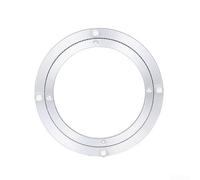 Base girevole in lega di alluminio Lazy Susan, liscia e girevole, per cucina, tavolo da pranzo, decorazione torte e portaspezie, accessori fai da te (25,4 cm)