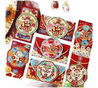 Base Girevole Motore Silenzioso Base Girevole Motore Silenzioso(2pcs) | Design 360°, per carta rossa tradizionale, motivi cinesi festivi, per ideale regali, chiusura elegante