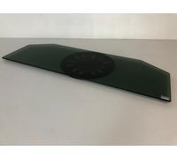 Base girevole per tv, bella in vetro temp. nero fumè GK95N cm 94x32 tecnidea