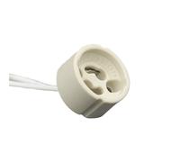 Base GU10 in ceramica con cavo - portalampada