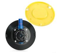 Base in alluminio da 11,4 cm con ventosa in gomma e doppia filettatura M6 M8 per auto, barca, camper e officina (M8)