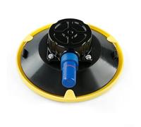 Base in alluminio da 11,4 cm con ventosa in gomma e doppia filettatura M6 M8 per auto, barca, camper e officina (M6)