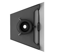 Base in alluminio per adattatore per tubo satellitare Adattatore per tubo rotondo Staffa di montaggio per asta per piastra satellitare Accessori per montaggio a tetto Home Office Stand