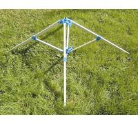 BASE IN ALLUMINIO PER STENDI OPEN STENDIBIANCHERIA DA GIARDINO