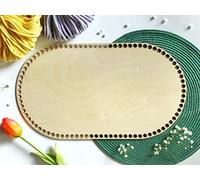 Base in compensato, 70 x 40 cm, diverse misure, base in vimini, base in legno naturale, base in legno, base in legno, base in legno naturale, accessori per vimini
